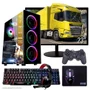 Computador PC Gamer Completo Tob Intel Core I7, 16GB RAM, SSD 480GB, WINDOWS 10 Pro Trial +  Monitor 23"+ Teclado, Mouse, Mouse Pad E Headset Gamer Joystick