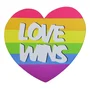 Mousepad / Imã Decorativo Colorfun  Love Wins
