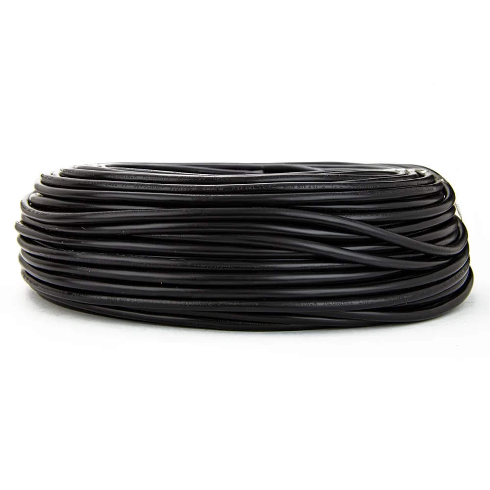 Cabo Pp 3x1,00 Mm Elétrico Flexível Preto - 10 Metros