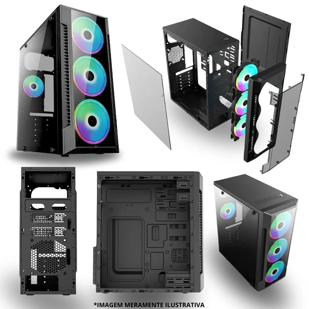 PC Gamer Amd Ryzen 5 5600gt, 16gb Ram, Placa De Video Radeon Vega 7, SSD 960gb, Fonte 550w - view 2