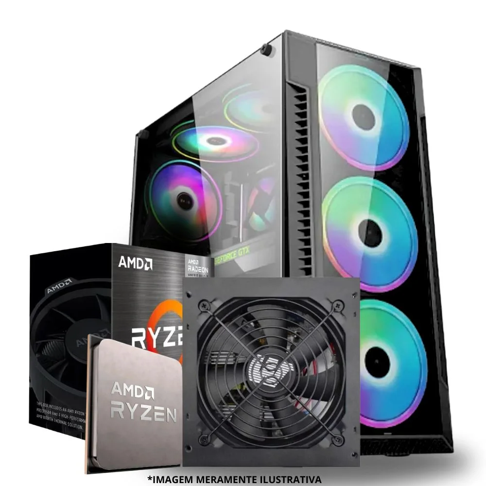 PC Gamer Amd Ryzen 5 5600gt, 16gb Ram, Placa De Video Radeon Vega 7, SSD 960gb, Fonte 550w - view 3
