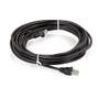 Cabo De Rede Patch Cord Cat5e Montado Preto - 3 Metros