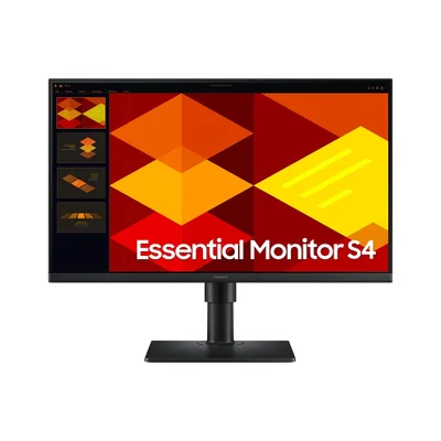 Imagem do produto Monitor Essential S4 24" FHD 100Hz Samsung LS24D400GALMZD em Kabum