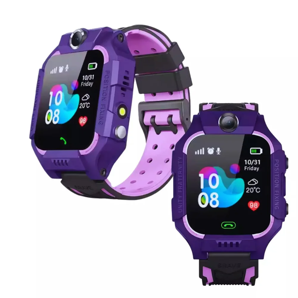 Smartwatch Infantil Howear Hw C5 Chip 2 Cameras Gps Sos Duas - Verde