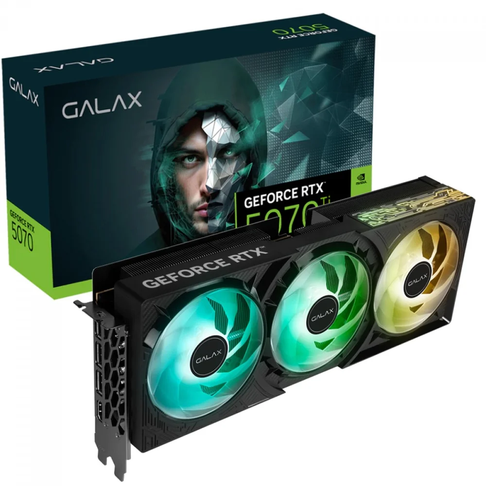 グラフィックボード・グラボ・ビデオカード GALAX GeForce RTX 5070 Ti BOOMSTAR OC Produtos com até 15 OFF no PIX KaBuM