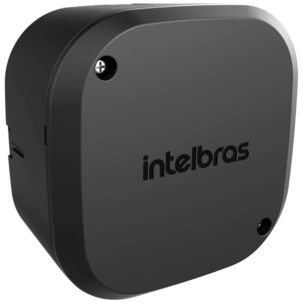 Kit 4 Caixas De Passagem Plástica Câmeras Bullet/dome Interno Vbox 1100 Black Intelbras