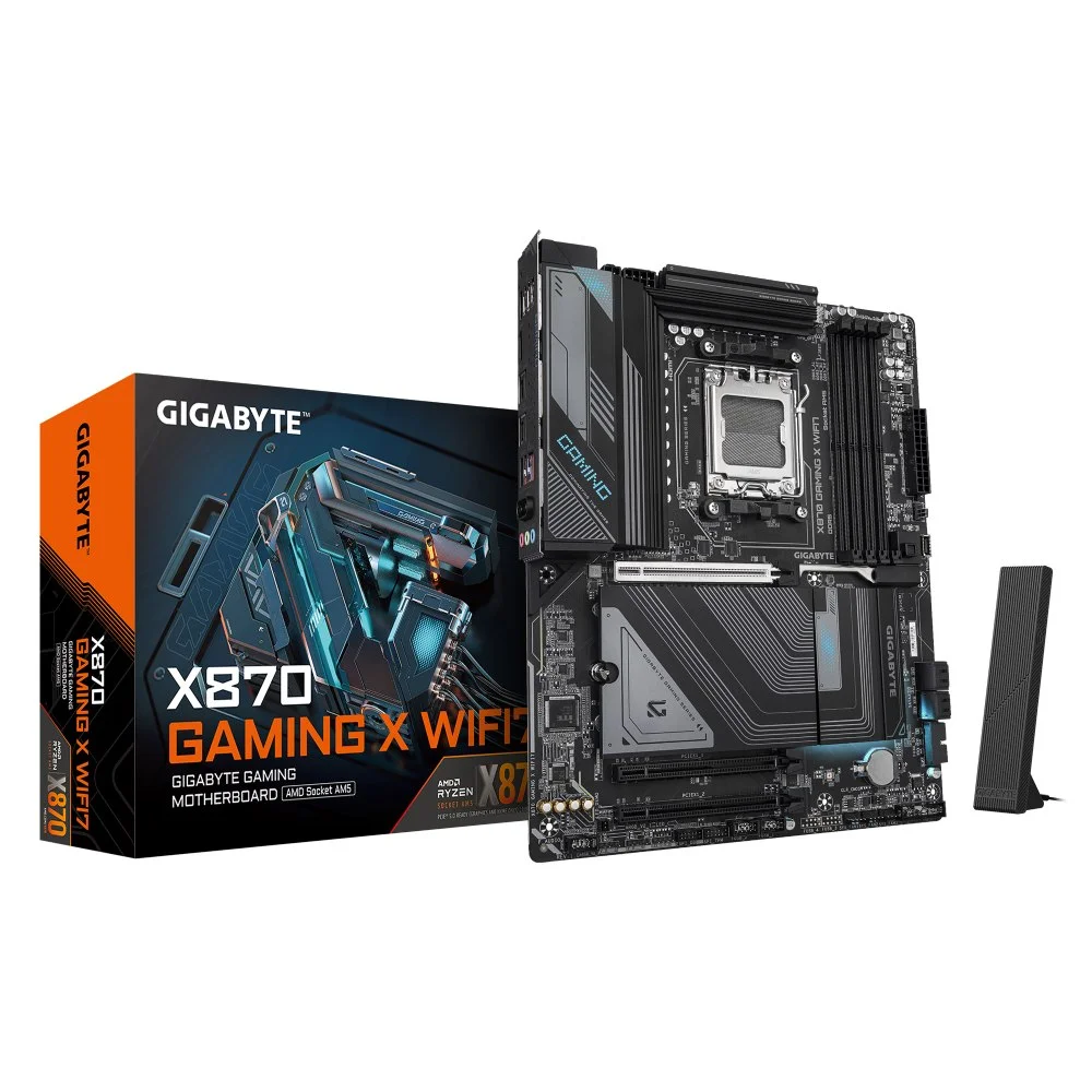 Placa Mãe Gigabyte X870 Gaming X Wifi7 Am5 4xDDR5 Amd X870 Atx Placa Mãe Gigabyte X870 Gaming X Wifi7 Am5 4xDDR5 Amd X870 Atx