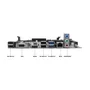 Placa Mãe H61 LGA 1155, 2xDDR3, Intel Core I7 / I5 / I3 / Pentium / Celeron, PCi-e X16, Usb 3.0 HDMI, Alta Qualidade