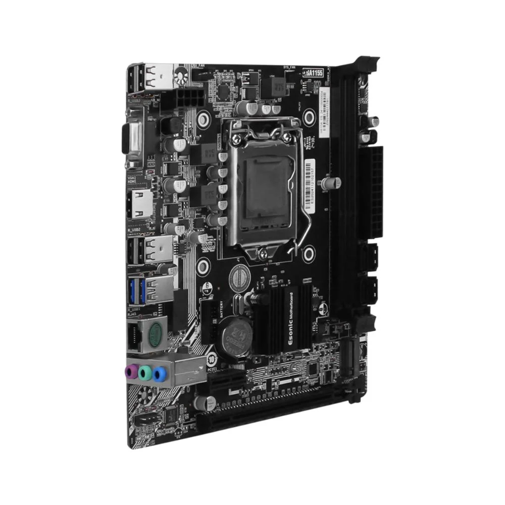 Placa Mãe H61 LGA 1155, 2xDDR3, Intel Core I7 / I5 / I3 / Pentium / Celeron, PCi-e X16, Usb 3.0 HDMI, Alta Qualidade Placa Mãe H61 LGA 1155, 2xDDR3, Intel Core I7 / I5 / I3 / Pentium / Celeron, PCi-e X16, Usb 3.0 HDMI, Alta Qualidade