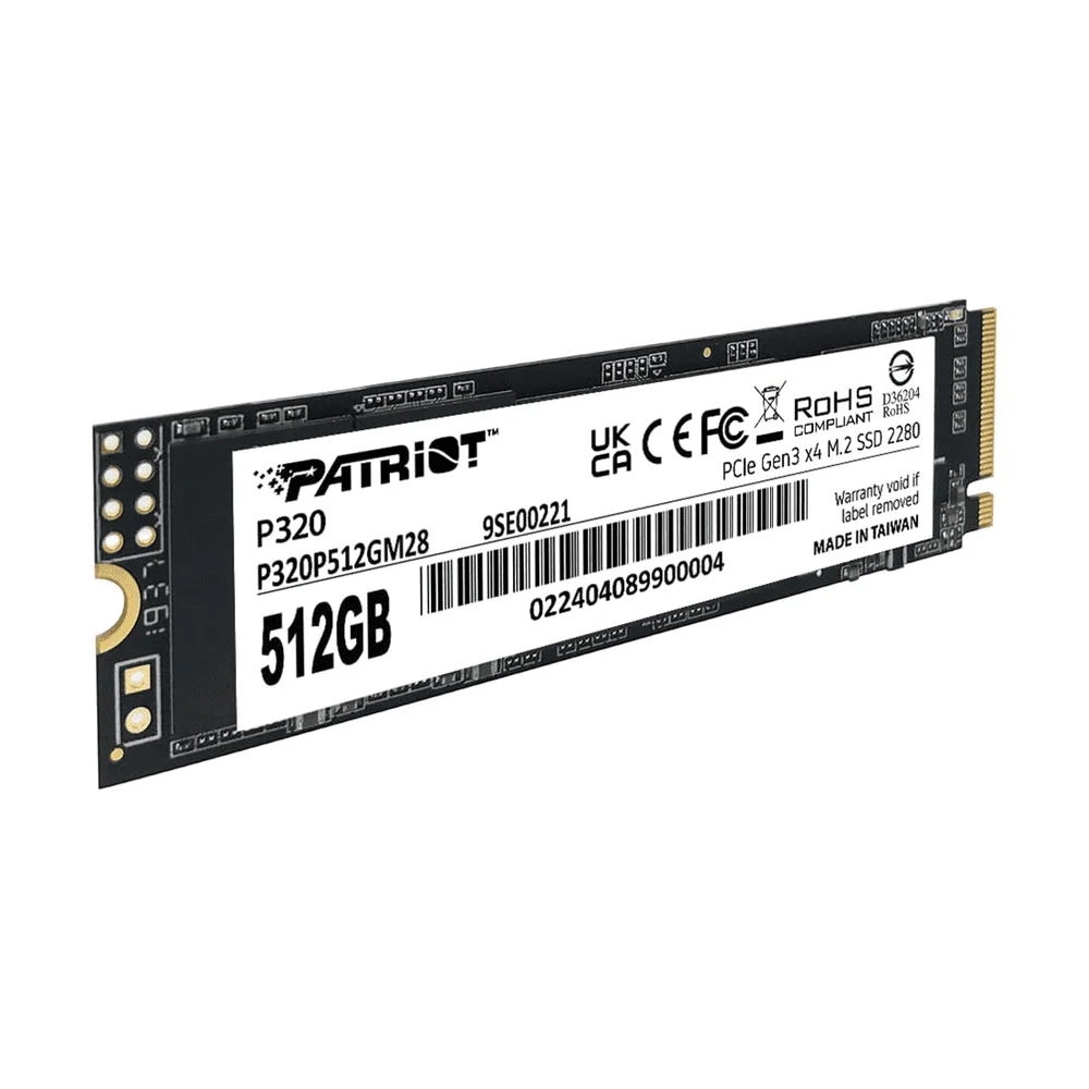 SSD M.2 Nvme 512gb Patriot P320 M.2 2280 PCie Gen3 X4 SSD M.2 Nvme 512gb Patriot P320 M.2 2280 PCie Gen3 X4