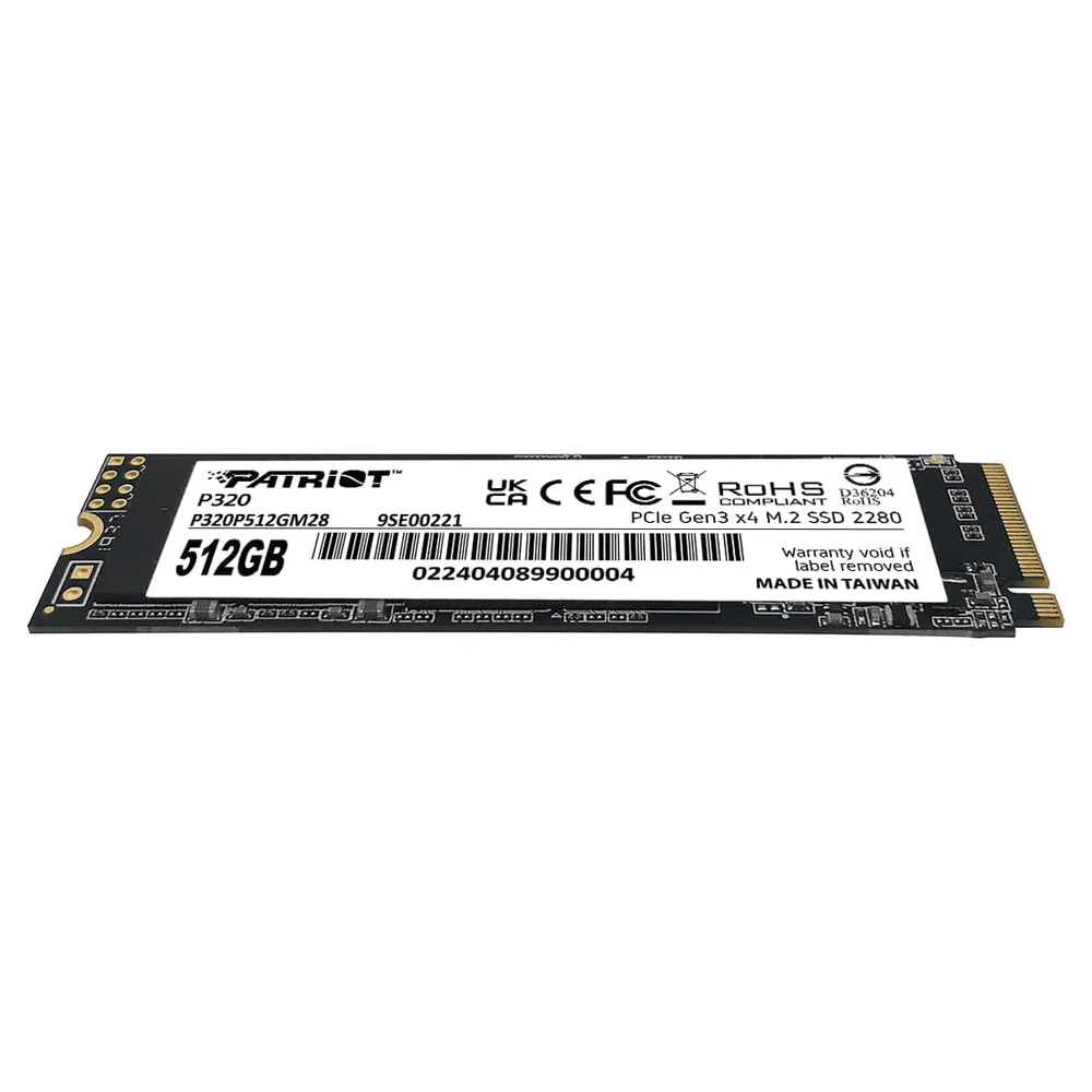 SSD M.2 Nvme 512gb Patriot P320 M.2 2280 PCie Gen3 X4 SSD M.2 Nvme 512gb Patriot P320 M.2 2280 PCie Gen3 X4