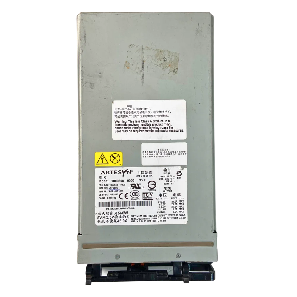 Fonte Ibm 560w Servidor Xseries 235 - P/n 49p2038 / 49p2020