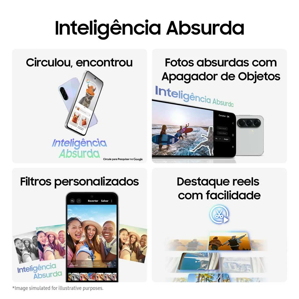 Celular Samsung Galaxy A56 5g 256gb, 8GB Ram, Câmera 50mp, Ip67, Super AmoLED 6.7”, Recursos Ai - Rosa