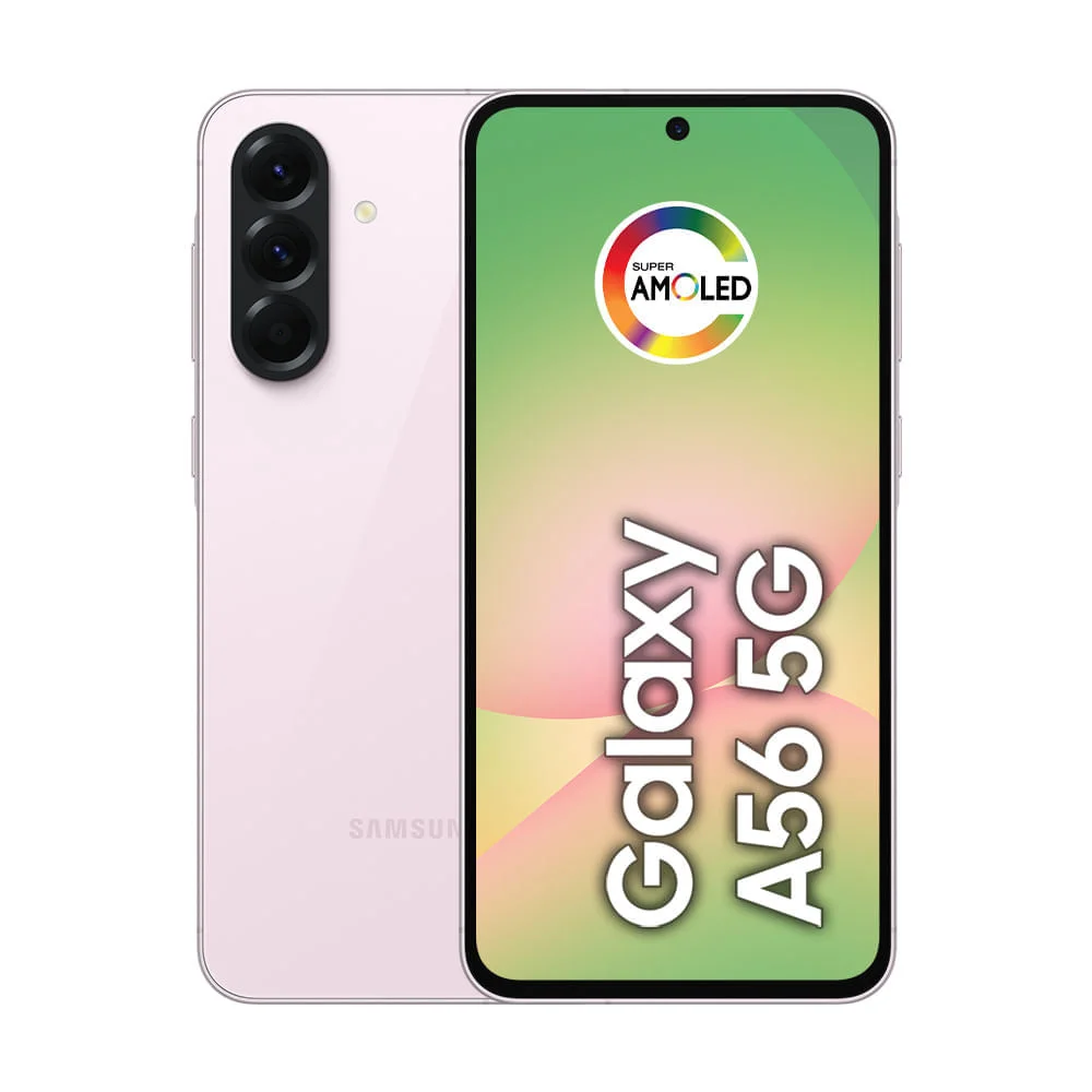 Celular Samsung Galaxy A56 5g 256gb, 8GB Ram, Câmera 50mp, Ip67, Super AmoLED 6.7”, Recursos Ai - Rosa