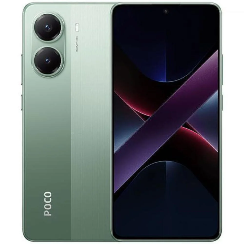 "Smartphone Xiaomi Poco X7 Pro 5G, 256GB, 8GB RAM, Câmera 50MP, Tela AmoLED 6.67"", Verde"