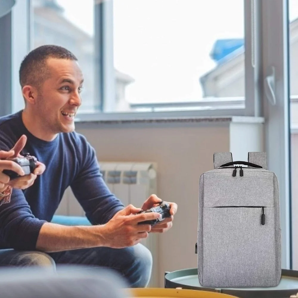 Bolsa Mochila Transporte Para Playstation 5 Digital Ultra E Ps4 Case Bag Cinza Bolsa Mochila Transporte Para Playstation 5 Digital Ultra E Ps4 Case Bag Cinza