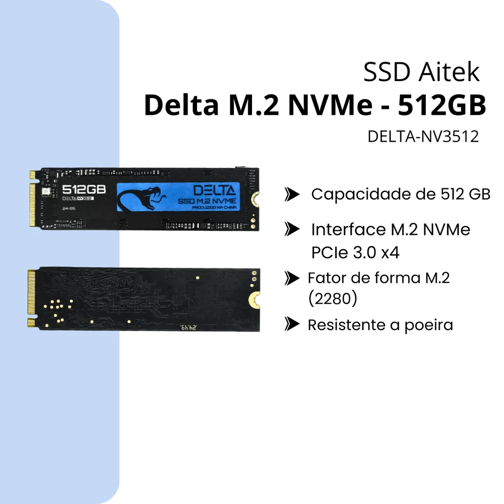 SSD M2 NVME 512gb Aitek DELTANV3512