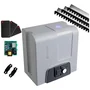 Kit Motor Rossi Dz4 Nitro Bivolt Para Portão 850kg Deslizante 3 Controles + 3 Metros De Cremalheira
