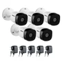 Kit 05 Câmeras De Segurança Vhl 1220 B G2 Hdcvi Full Hd 1080p Intelbras Com Fonte De Alimentação