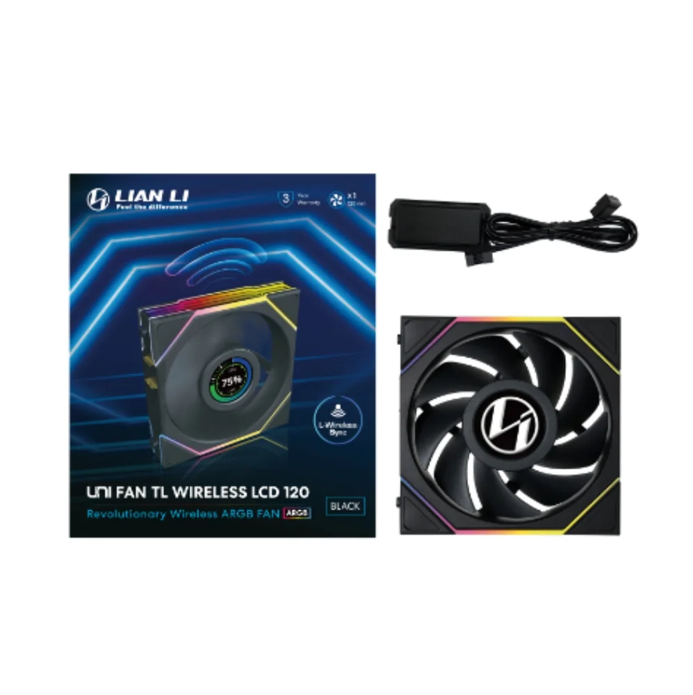 PC用ファン・クーラー UNI FAN TL WIRELESS LCD 120 Produtos com até 15 OFF no PIX KaBuM