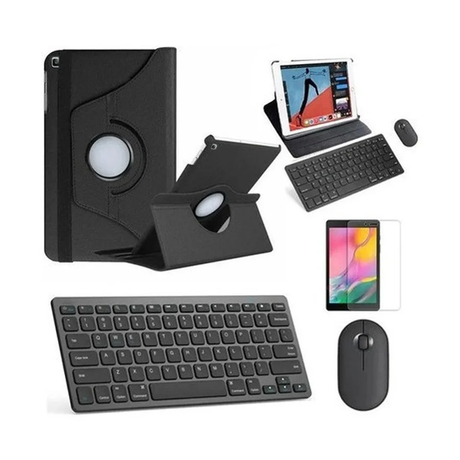 Capa Teclado Mouse Pelíc Para Galaxy Tab A 8 Spen P200 P205