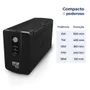 Nobreak Nhs Compact Plus 4 Senoidal 91.a0.a01000 Entrada Bivolt Saída 120v (1000va/2b.7ah)
