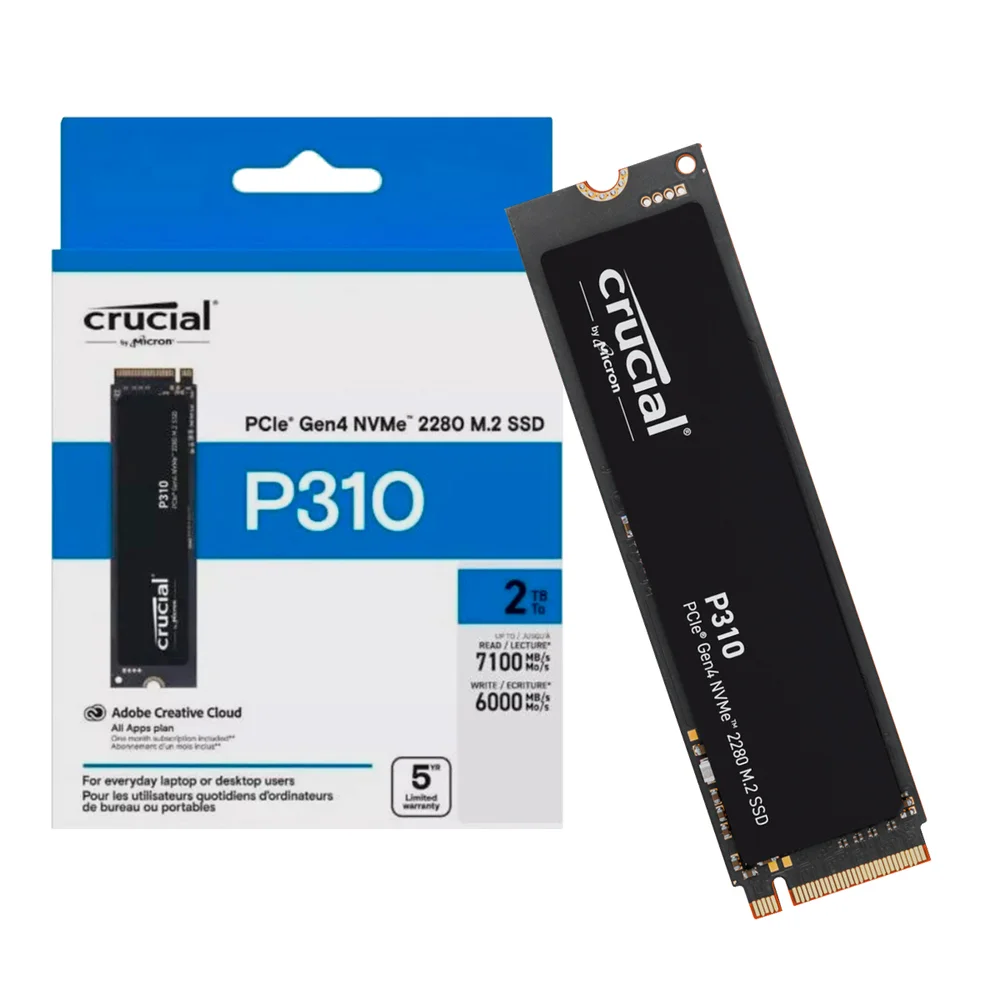 【新品未開封】クルーシャル P310 2TB PCle Gen4 SSD Produtos com até 15 OFF no PIX KaBuM