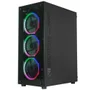 Gabinete Gamer K-mex Cg-30c5 Preto Com Cooler Painel De Vidro