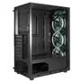 Gabinete Gamer K-mex Cg-30c5 Preto Com Cooler Painel De Vidro