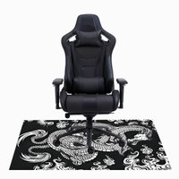 Tapete Gamer De Proteção Para Piso 100x70 - Dragão Chines Japones