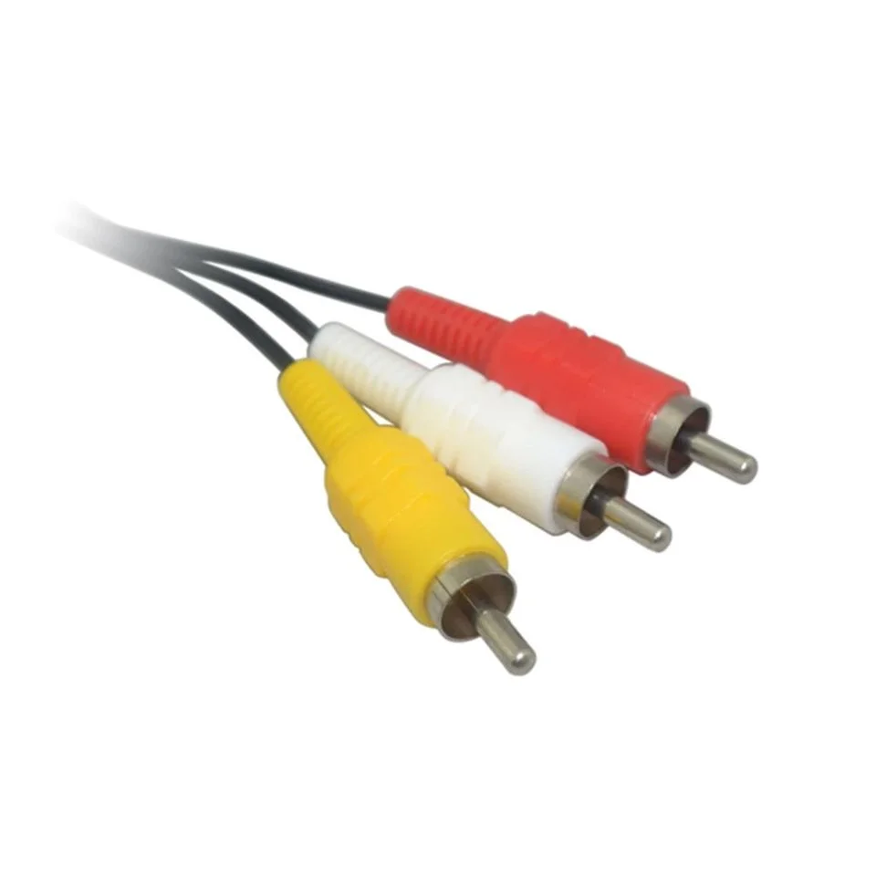 Cabo Av Rca Compatível Com XBOX Clássico Cabo 3 Cores Cabo Av Rca Compatível Com XBOX Clássico Cabo 3 Cores
