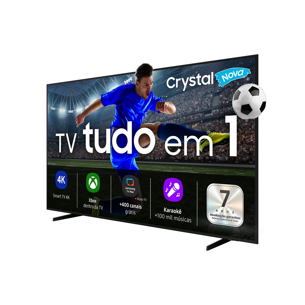 Samsung Smart TV 85" Crystal UHD 4K U8600F 2025, Xbox Cloud Gaming, Canais Gratuitos, Alexa Samsung Smart TV 85" Crystal UHD 4K U8600F 2025, Xbox Cloud Gaming, Canais Gratuitos, Alexa
