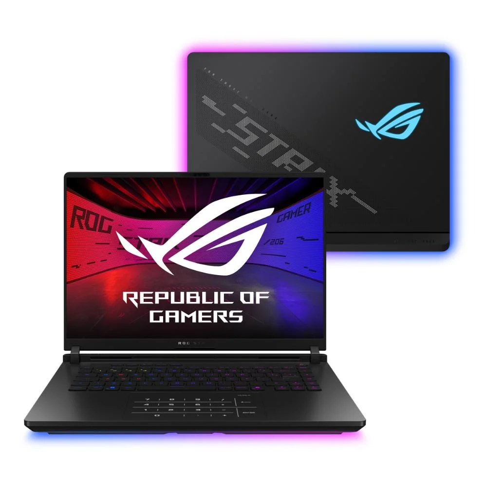 Notebook Gamer Asus Rog Strix Scar 18, Intel Core Ultra 9 275hx, 64GB RAM, Nvidia RTX5090, SSD 4TB, Tela 18" 240Hz, Windows 11 Home, Black - G835lx