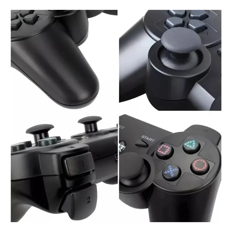 Controle Compativel com PS3 Sem Fio Sony PlayStation Dualshock 3 Preto