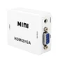 Mini Conversor Adaptador HDMI Para Vga + Áudio