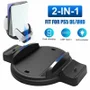 Base Dock Carregador De Controle Ps5 Fat Digital E Disco