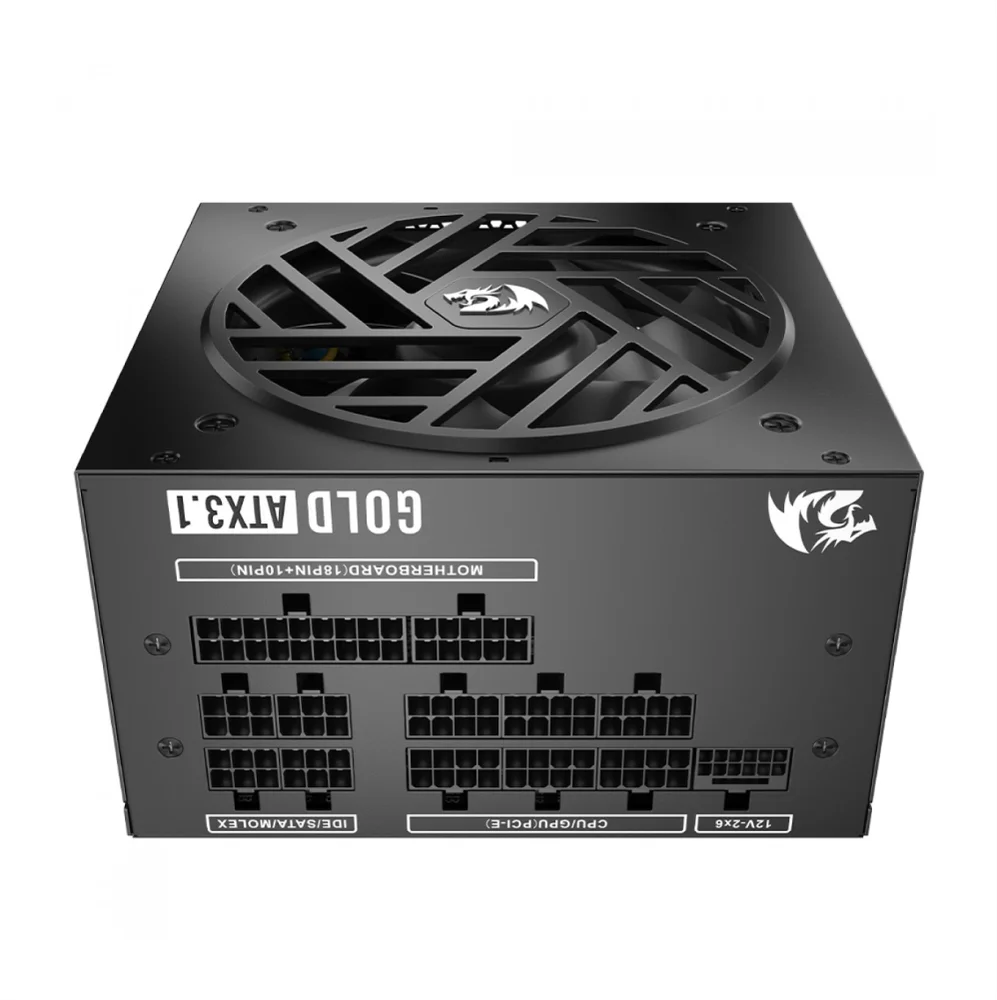 Fonte 1000w 80 Plus Gold Redragon Master Rgms, Atx 3.1, Full-modular, Black - Gc-ms03 Fonte 1000w 80 Plus Gold Redragon Master Rgms, Atx 3.1, Full-modular, Black - Gc-ms03