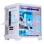 Gabinete Gamer Liketec Impossible Snow Cube Vidro Temperado S/ Fan - Branco