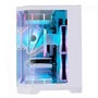 Gabinete Gamer Liketec Impossible Snow Cube Vidro Temperado S/ Fan - Branco