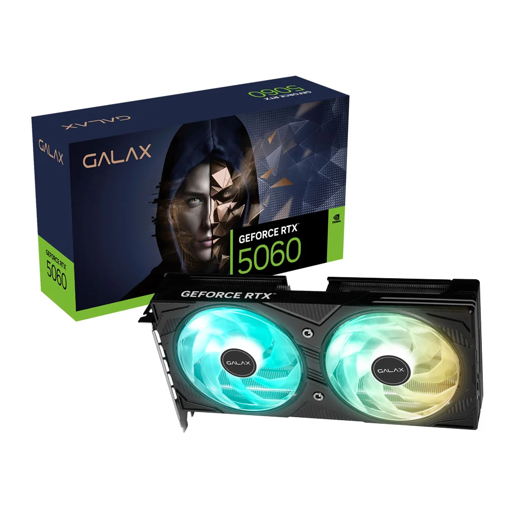 Placa De Video Galax Geforce RTX 5060 Ex 8GB Gddr7 128-bit - 56nsn8mddaex Placa De Video Galax Geforce RTX 5060 Ex 8GB Gddr7 128-bit - 56nsn8mddaex
