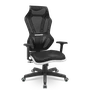 Cadeira Escritório E Gamer Vizon Dz Plaxmetal Relaxsystem Preta/branco