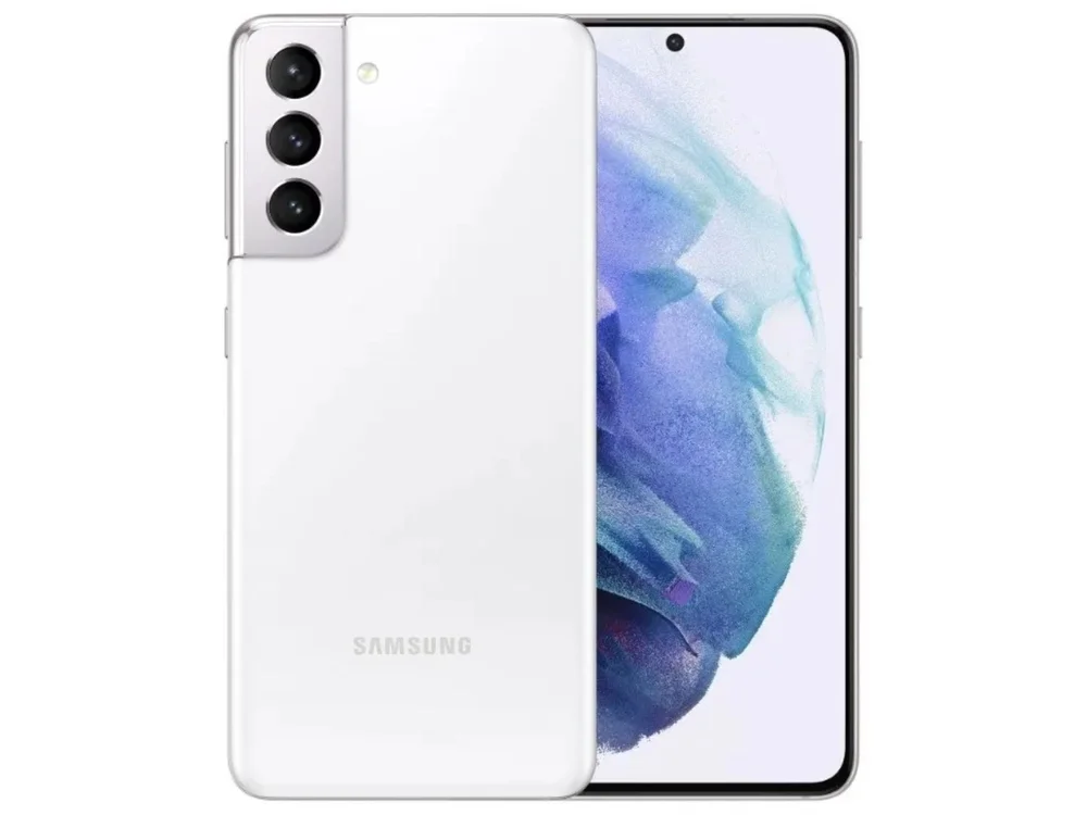 Usado: Samsung S21 128 Gb Branco - Excelente