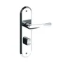 Fechadura Madrid 2002/04 Externa Espelho Cromado 40mm Hela
