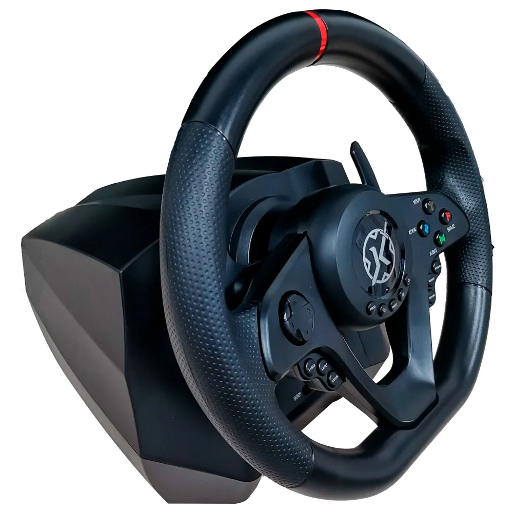 Volante Gamer Com Pedal Kalkan G300 Proracing Preto Klk00033 Volante Gamer Com Pedal Kalkan G300 Proracing Preto Klk00033