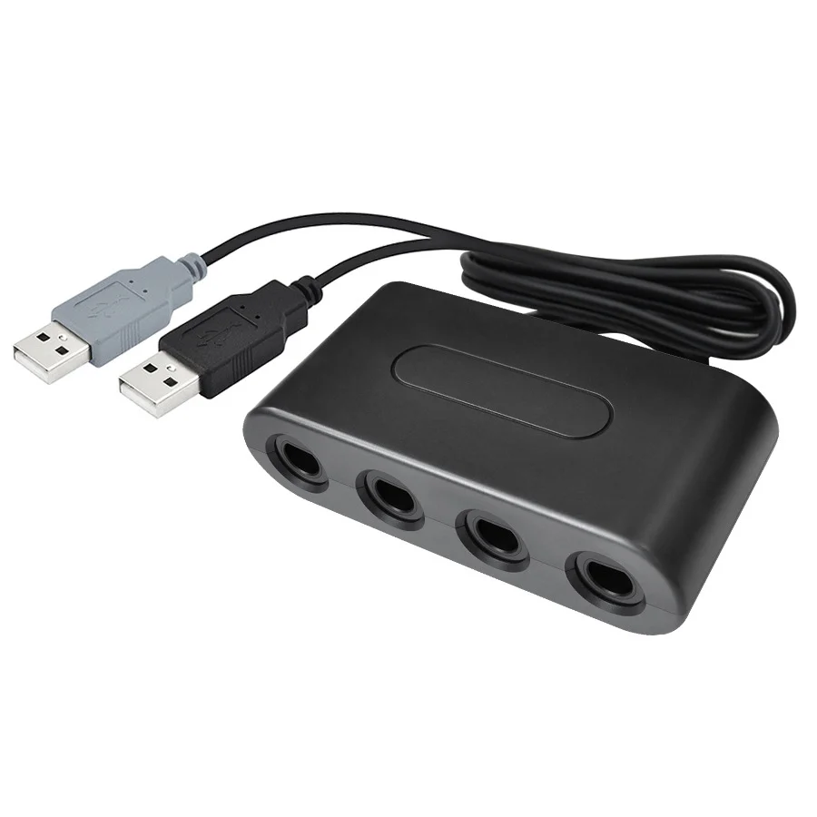 Adaptador Usb 4 Controles Gamecube Compatível Switch Wii U E PC Usb Adaptador Usb 4 Controles Gamecube Compatível Switch Wii U E PC Usb