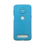 Capa Moto Z3 Play Silicone Aveludada Protege Câmera Colorida Capinha Anti Impacto Moto Z3 Play:azul Céu