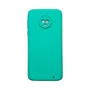 Capa Moto G6 Plus Silicone Aveludada Protege Câmera Colorida Capinha Anti Impacto Moto G6 Plus:verde Água