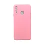 Capa Samsung A20s Silicone Aveludada Protege Câmera Colorida Capinha Anti Impacto A20s:rosa Bebê