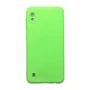 Capa Samsung A10 (normal) Silicone Aveludada Protege Câmera Colorida Capinha Anti Impacto A10:verde Folha