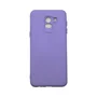 Capa Samsung J6 Silicone Aveludada Protege Câmera Colorida Capinha Anti Impacto J6:roxo